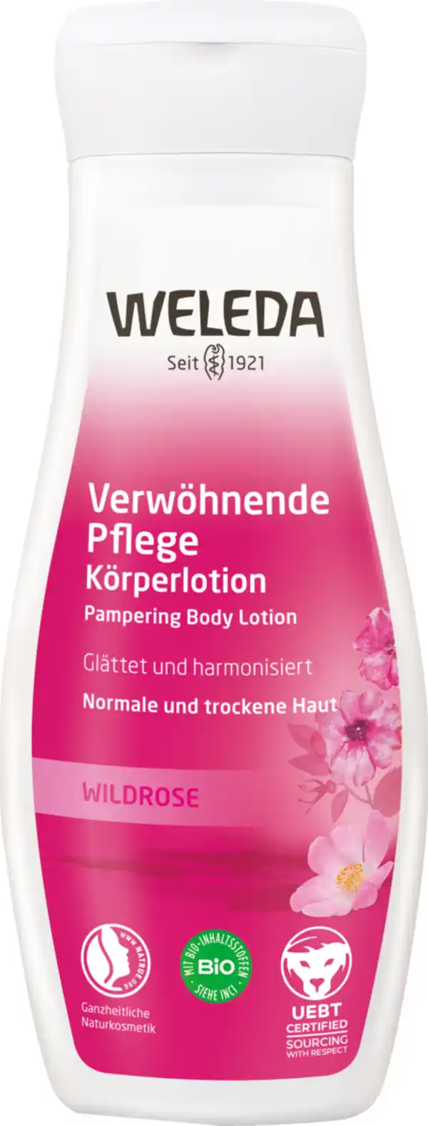 Bild 1 von Weleda Verwöhnende Pflege Körperlotion Wildrose, 200 ml