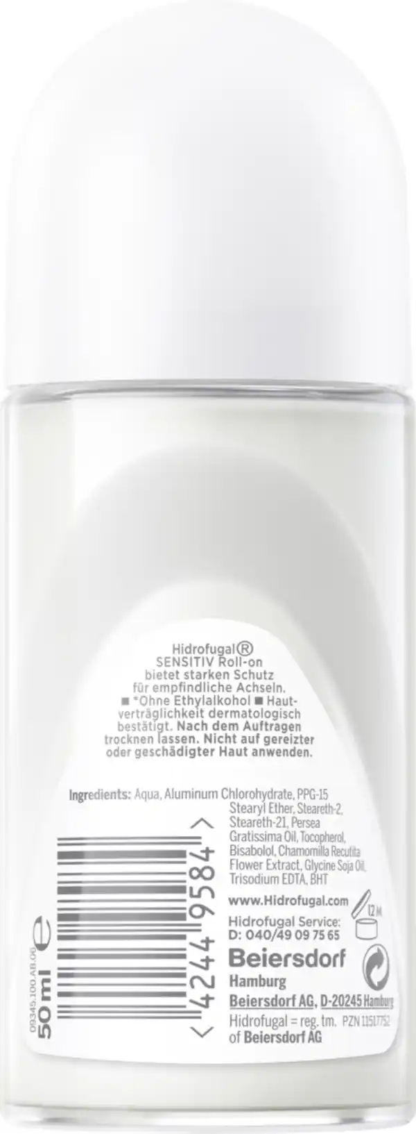 Bild 2 von Hidrofugal Sensitiv Deo Anti-Transpirant Roll On, 50 ml