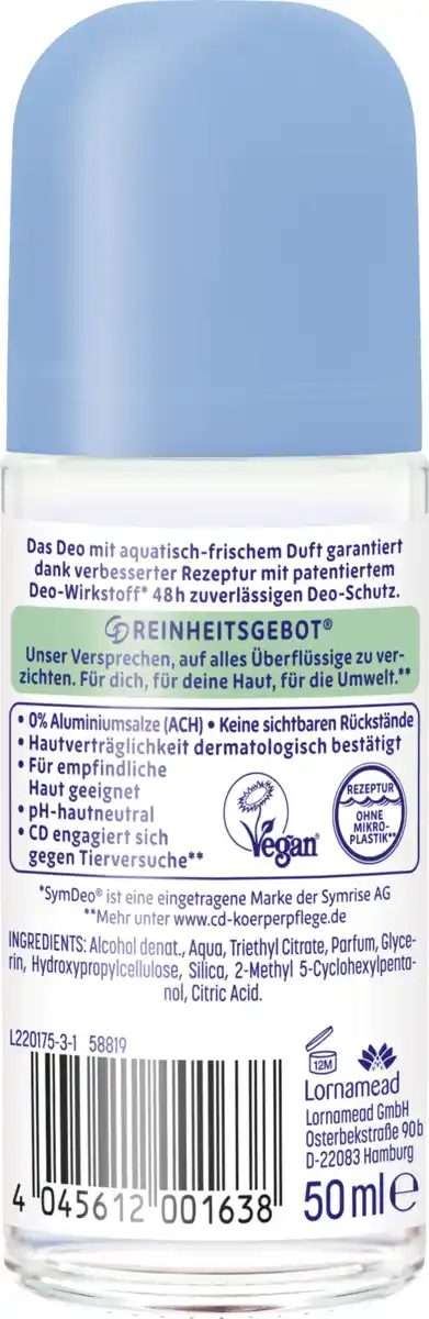 Bild 2 von CD Deo Roll-on Große Freiheit, 50 ml