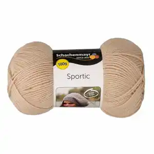 Wolle Sportic 100g sisal meliert