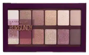 Maybelline New York The Burgundy Bar Lidschatten Palette, 9,6 g