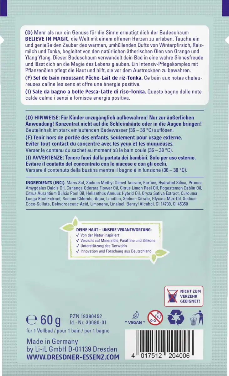 Bild 2 von Dresdner Essenz Badeschaum Believe in Magic, 60 g