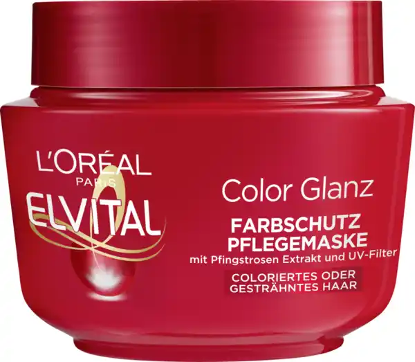 Bild 1 von L’Oréal Paris Elvital Color Glanz Intensivkur 300ml, 300 ml