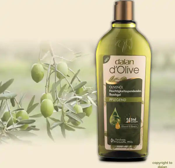 Bild 2 von dalan d'Olive Duschgel Pflegend, 400 ml