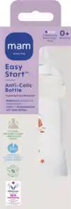 MAM Babyflasche Easy Start Anti-Colic 260 ml, 0+ uni