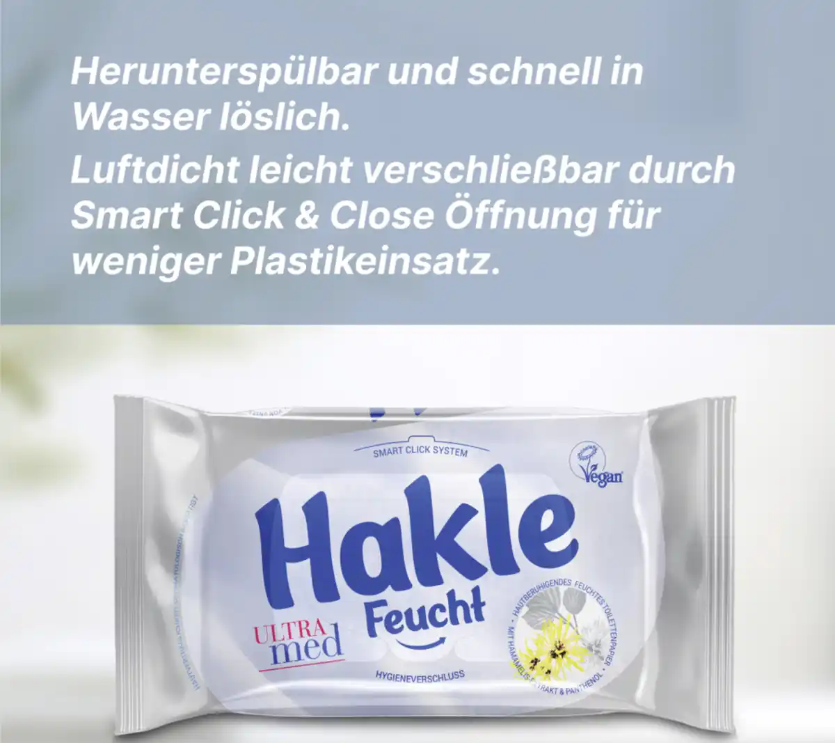 Bild 3 von Hakle Feucht feuchtes Toilettenpapier Ultra med