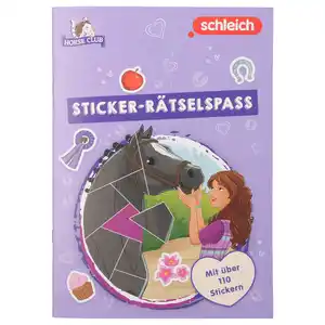 Schleich Sticker- und Rätselbuch Horse Club LILA