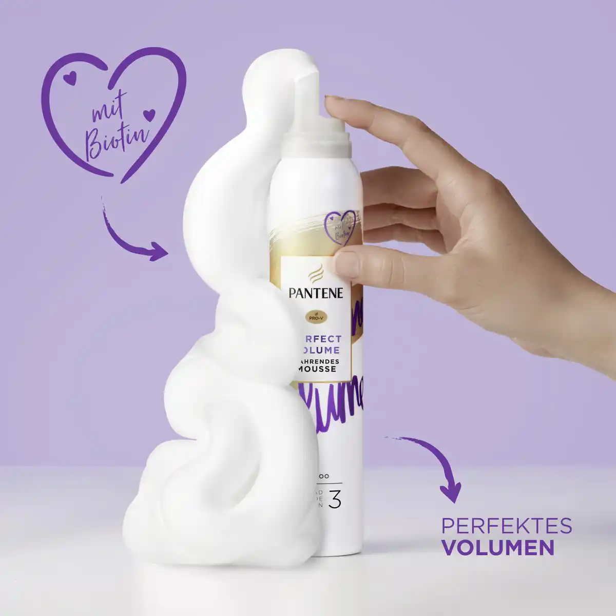 Bild 3 von Pantene Pro-V Perfect Volume Nährendes Mousse, 200 ml