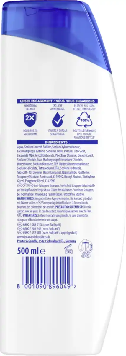 Bild 2 von head & shoulders Anti-Schuppen Shampoo Apple Fresh, 500 ml