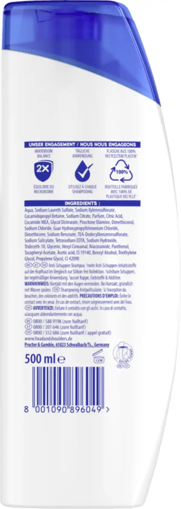 Bild 2 von head & shoulders Anti-Schuppen Shampoo Apple Fresh, 500 ml
