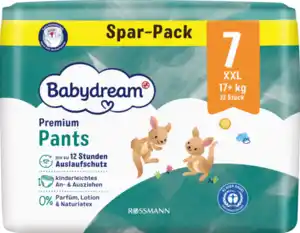 Babydream Premium Pants Größe 7 XXL Jumbo, 32 Stück, ab 17+kg