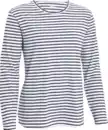 Bild 1 von IDEENWELT Longsleeve-Shirt weiß-dunkelblau gestreift Gr. M