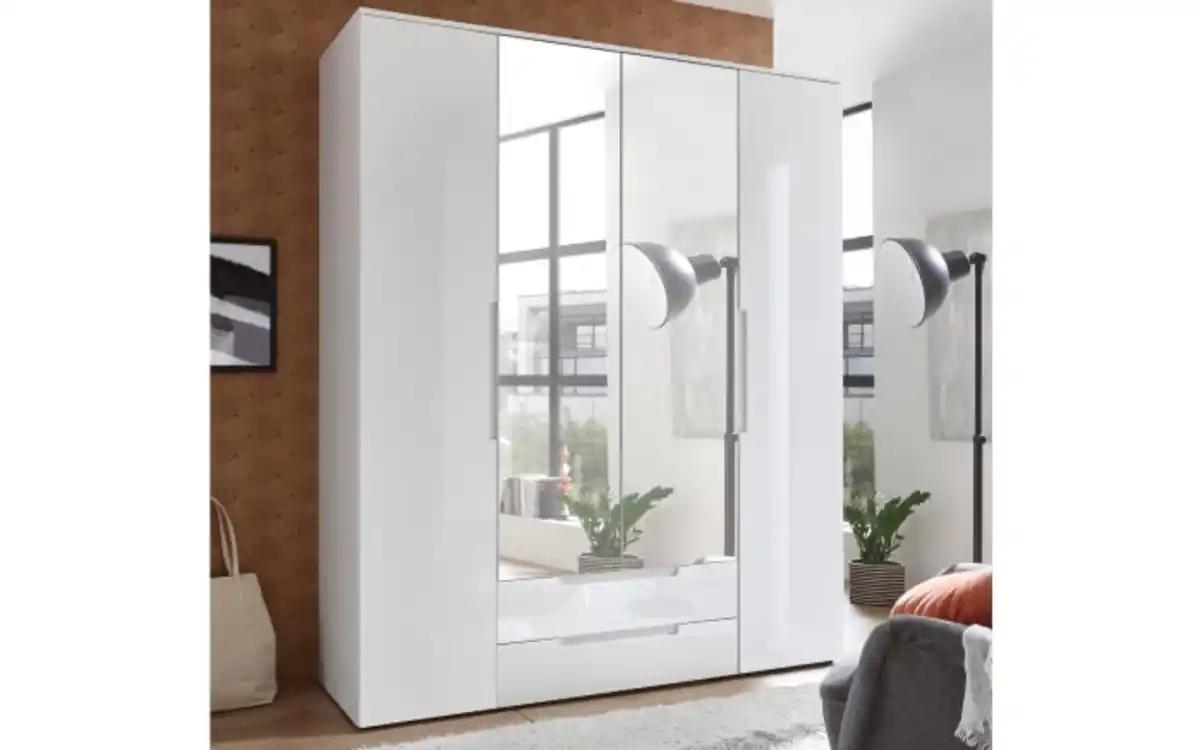 Bild 1 von Pol Power - Drehtürenschrank Spice, weiß Hochglanz, 160 x 208 cm