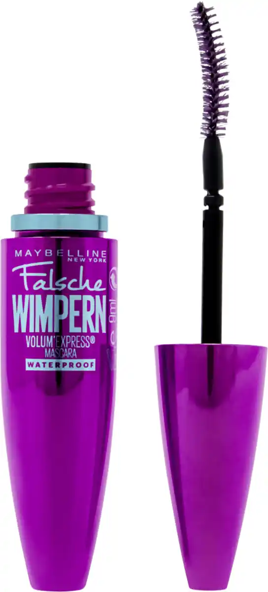 Bild 2 von Maybelline New York Mascara Falsche Wimpern Volum‘ Express Very Black Waterproof, 11 ml