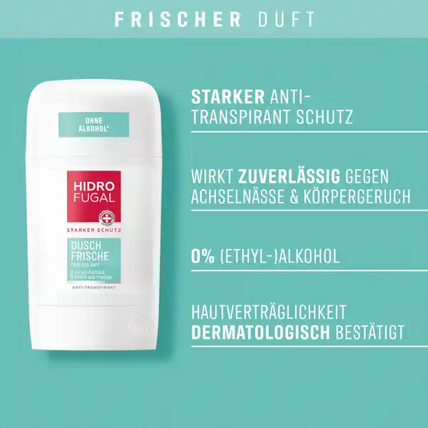 Bild 4 von Hidrofugal Dusch Frische Anti-Transpirant Stick, 50 ml
