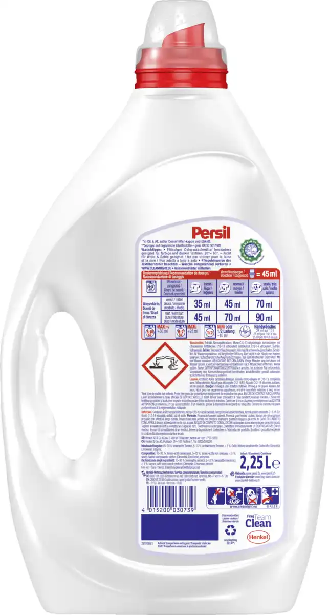 Bild 2 von Persil Colorwaschmittel Flüssig 50 WL