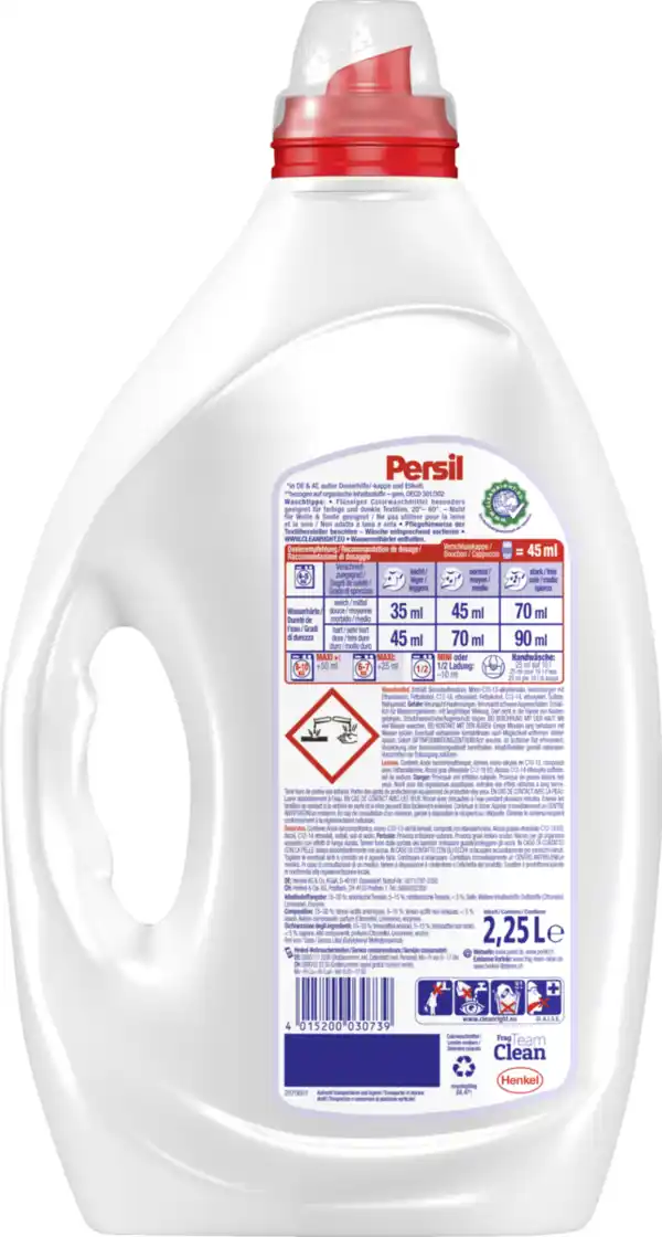 Bild 2 von Persil Colorwaschmittel Flüssig 50 WL