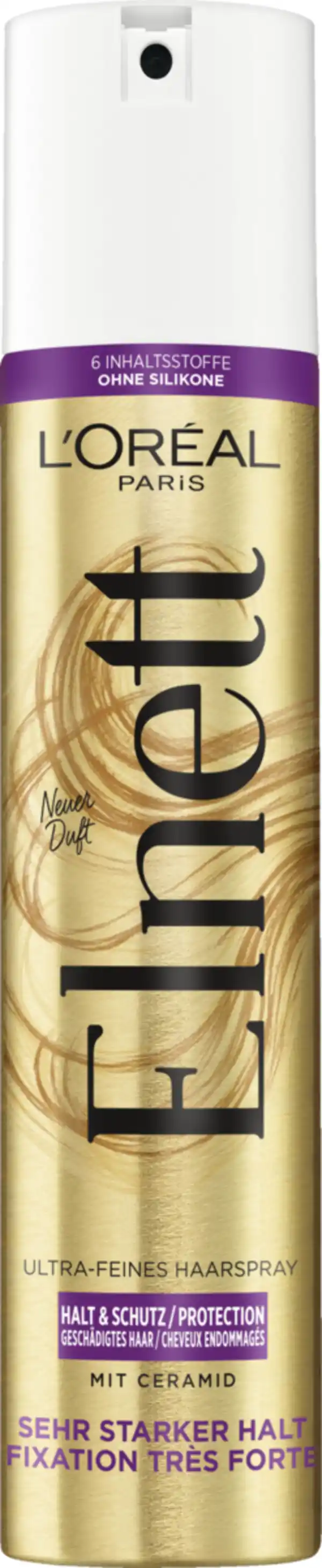 Bild 1 von L’Oréal Paris Elnett Ultra-Feines Haarspray Halt & Schutz Sehr starker Halt, 300 ml