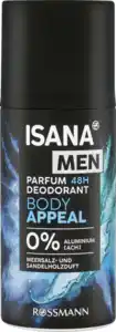 ISANA MEN Parfum Deodorant Body Appeal, 150 ml