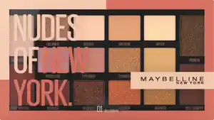 Maybelline New York Nudes Of New York Lidschattenpalette, 16 g