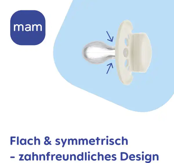 Bild 4 von MAM Schnuller Original Silikon, 6-16 Mon., grün/beige