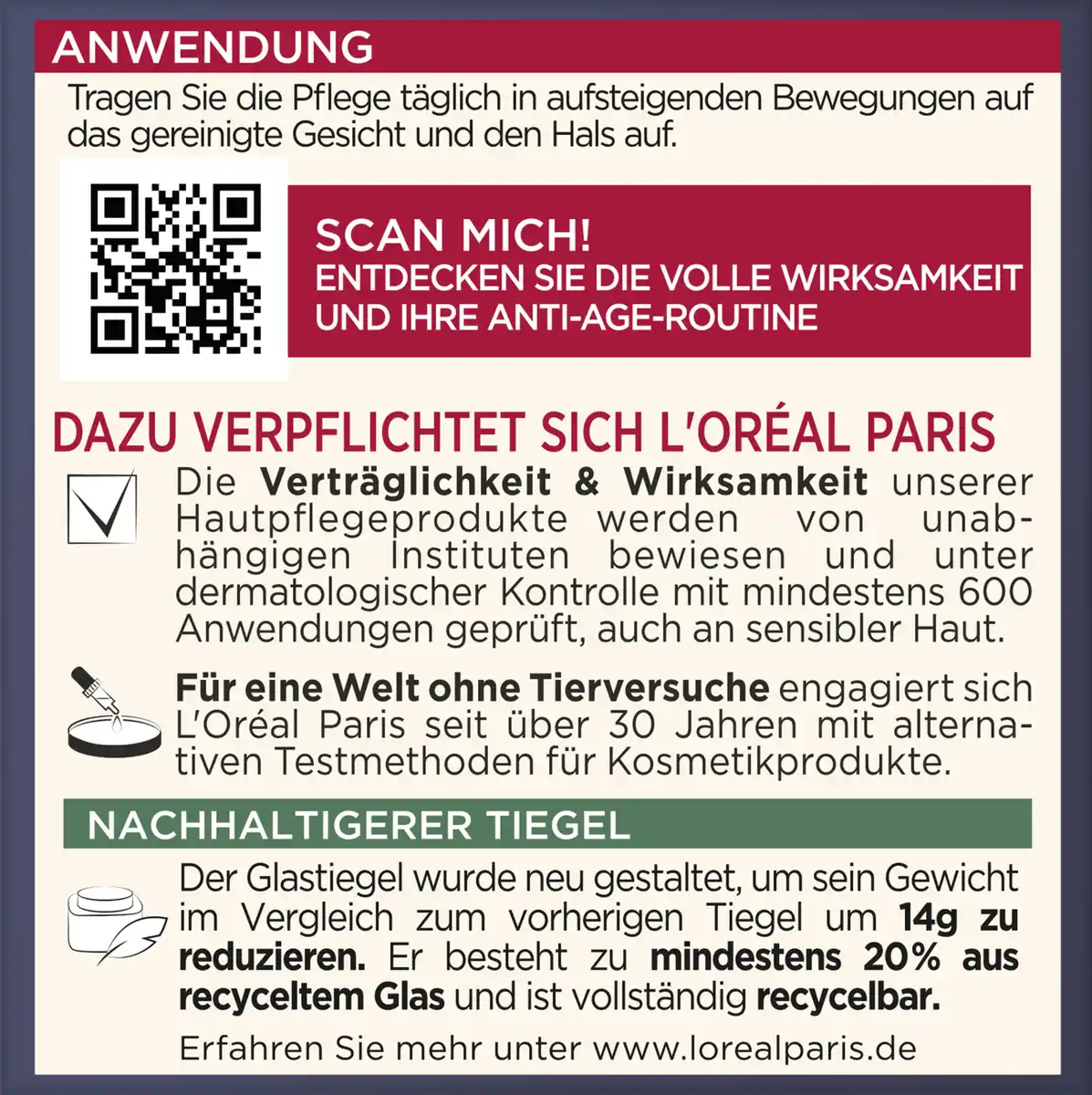 Bild 2 von L’Oréal Paris Revitalift Anti-Age Tagescreme Laser X3 Dreifach-Power LSF 25, 50 ml