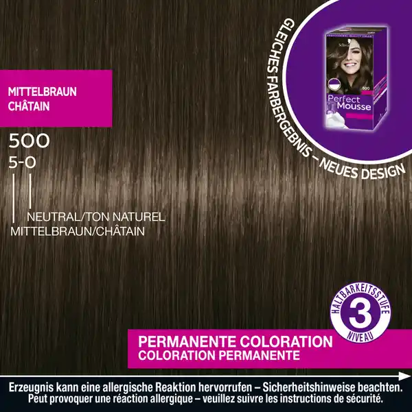 Bild 3 von Perfect Mousse Perfect Mousse Schaumcoloration 500 Mittelbraun