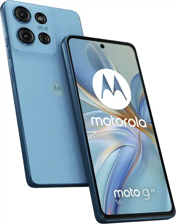 Bild 1 von moto g75 5G Smartphone aqua blue