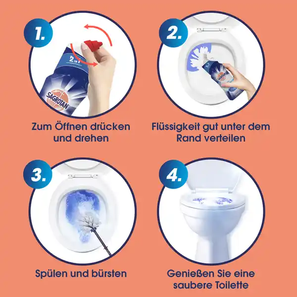 Bild 4 von Sagrotan WC-Reiniger Ozeanfrische, 750 ml