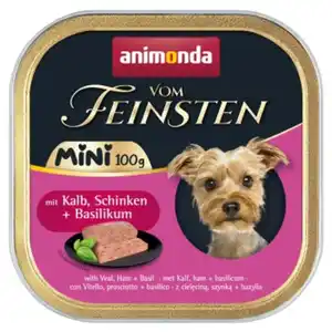 animonda Vom Feinsten Adult Mini 32x100 g Kalb & Schinken