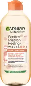 Garnier SkinActive Mizellen Peelingwasser All-in-1 Reinigung & Sanftes Peeling, 400 ml