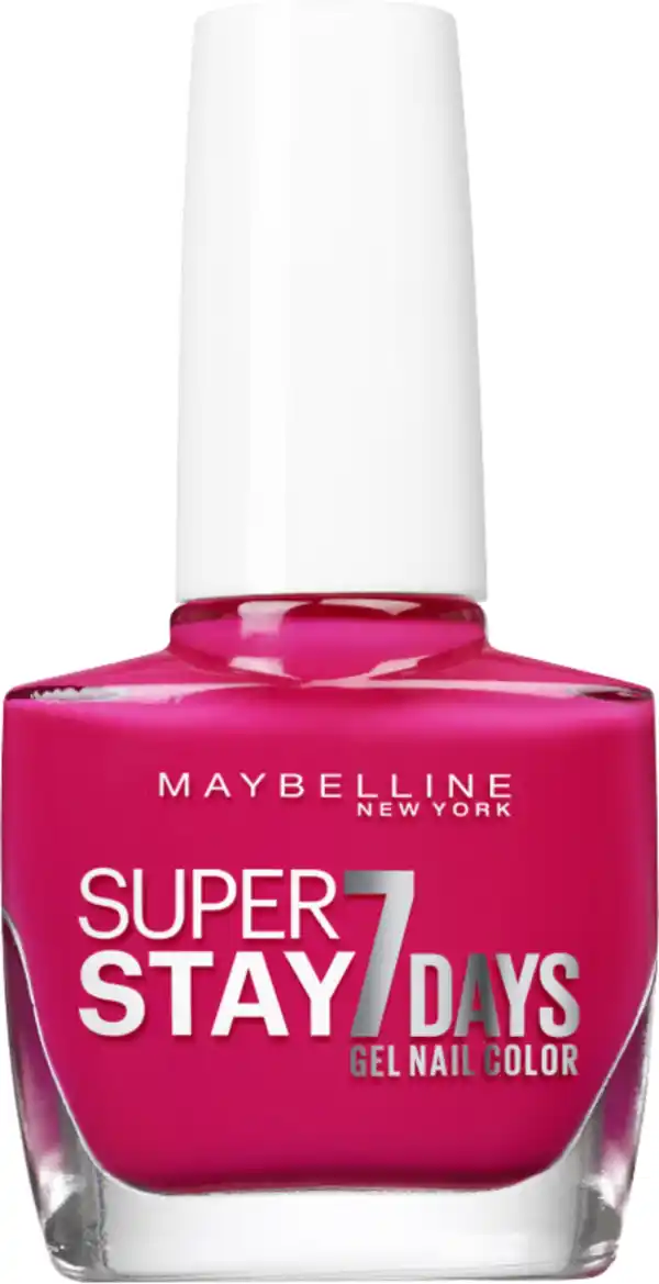 Bild 1 von Maybelline New York Super Stay 7 Days Nagellack Nr. 190 Pink Volt, 10 ml