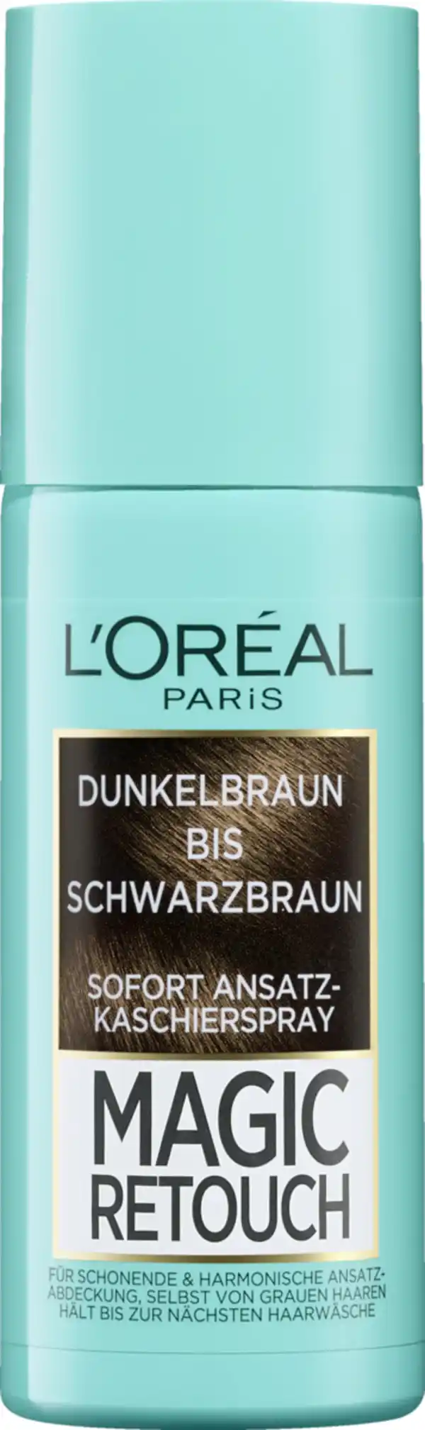 Bild 1 von L’Oréal Paris Magic Retouch Ansatz-Kaschierspray Dunkelbraun bis Schwarzbraun, 75 ml