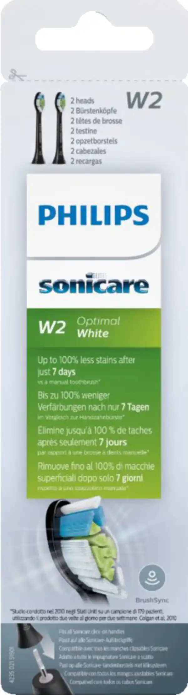 Bild 1 von PHILIPS Sonicare Optimal White Bürstenköpfe HX6062/13