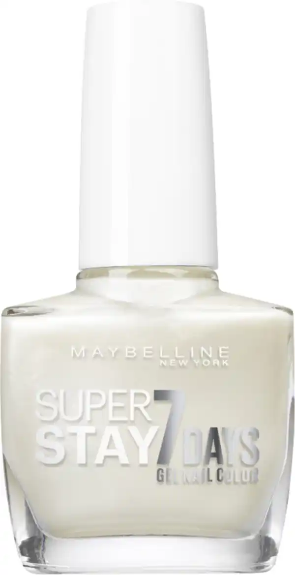 Bild 1 von Maybelline New York Super Stay 7 Days Nagellack Nr. 77 Pearly White, 10 ml