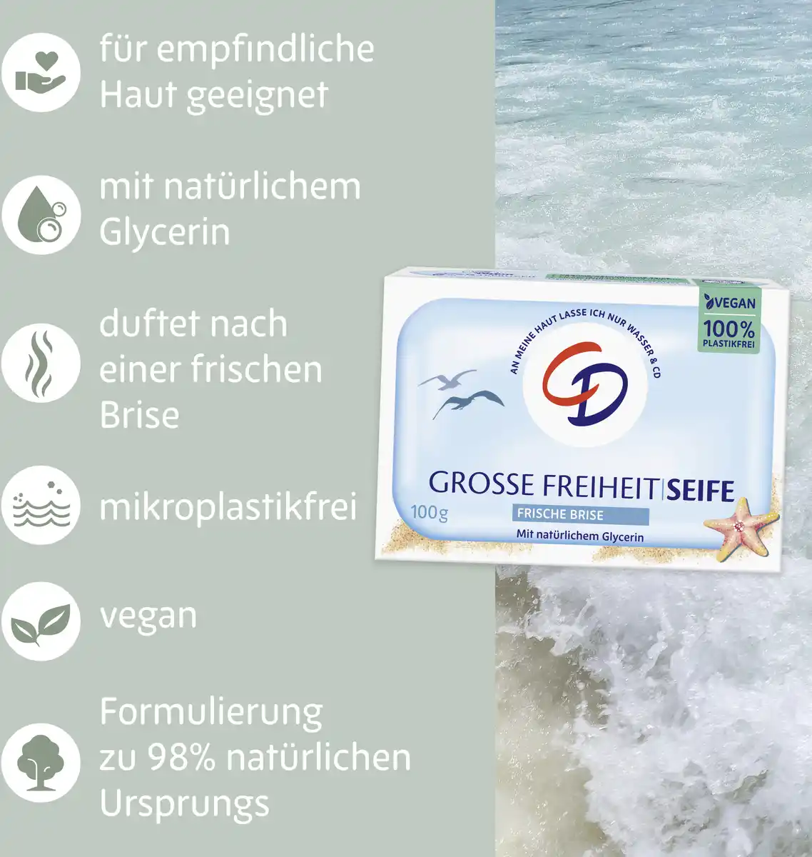 Bild 3 von CD Milde Seife Grosse Freiheit, 100 g