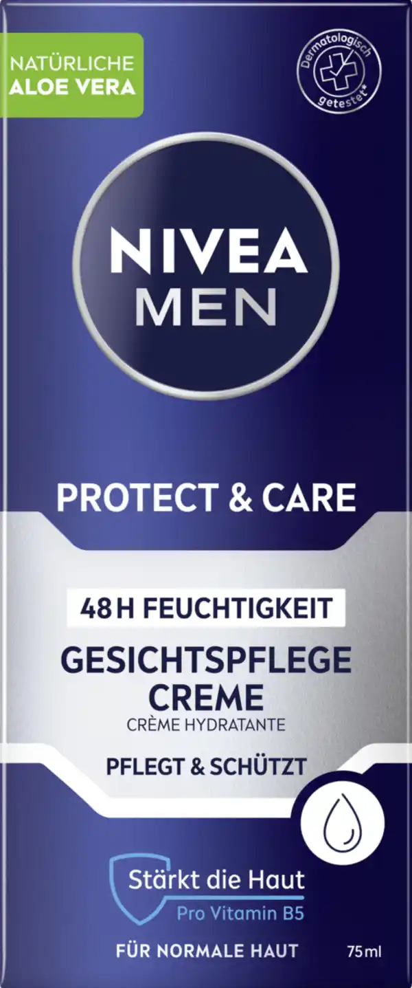 Bild 1 von NIVEA MEN Protect & Care Gesichtspflege Creme, 75 ml