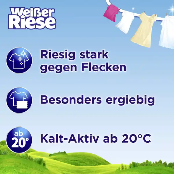 Bild 4 von Weißer Riese Colorwaschmittel Gel 22 WL