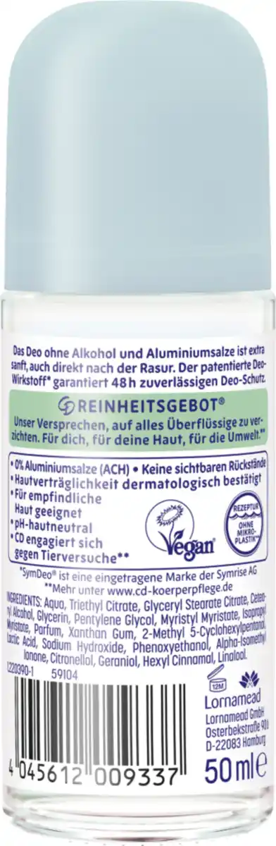 Bild 2 von CD Deo Roll-On Sensitive Protect, 50 ml