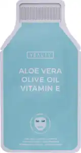 YEAUTY Tuchmaske Aloe Vera-Olive Oil-Vitamin E