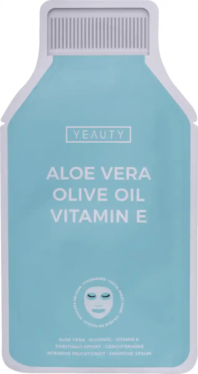 Bild 1 von YEAUTY Tuchmaske Aloe Vera-Olive Oil-Vitamin E