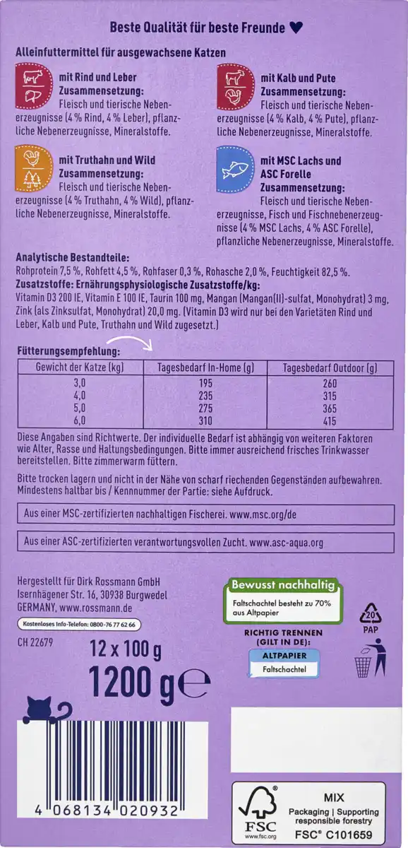 Bild 2 von Winston Feine Häppchen in Sauce Multipack, 1.200 g