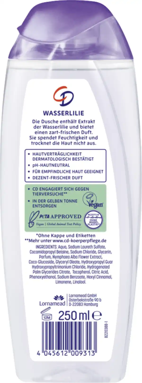Bild 2 von CD Feuchtigkeitsdusche Wasserlilie, 250 ml