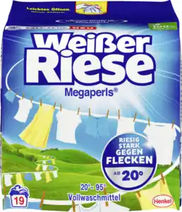 Weißer Riese Vollwaschmittel Megaperls 19 WL