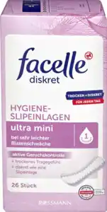 facelle diskret Hygiene-Slipeinlagen ultra mini