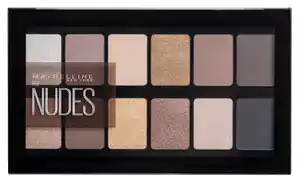 Maybelline New York The Nudes Lidschatten Palette, 12 g