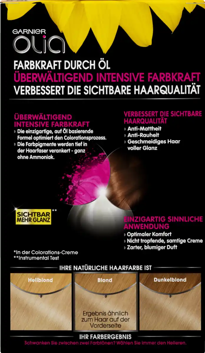 Bild 4 von Garnier Olia Dauerhafte Haarfarbe Coloration 10.0 Extra Hellblond