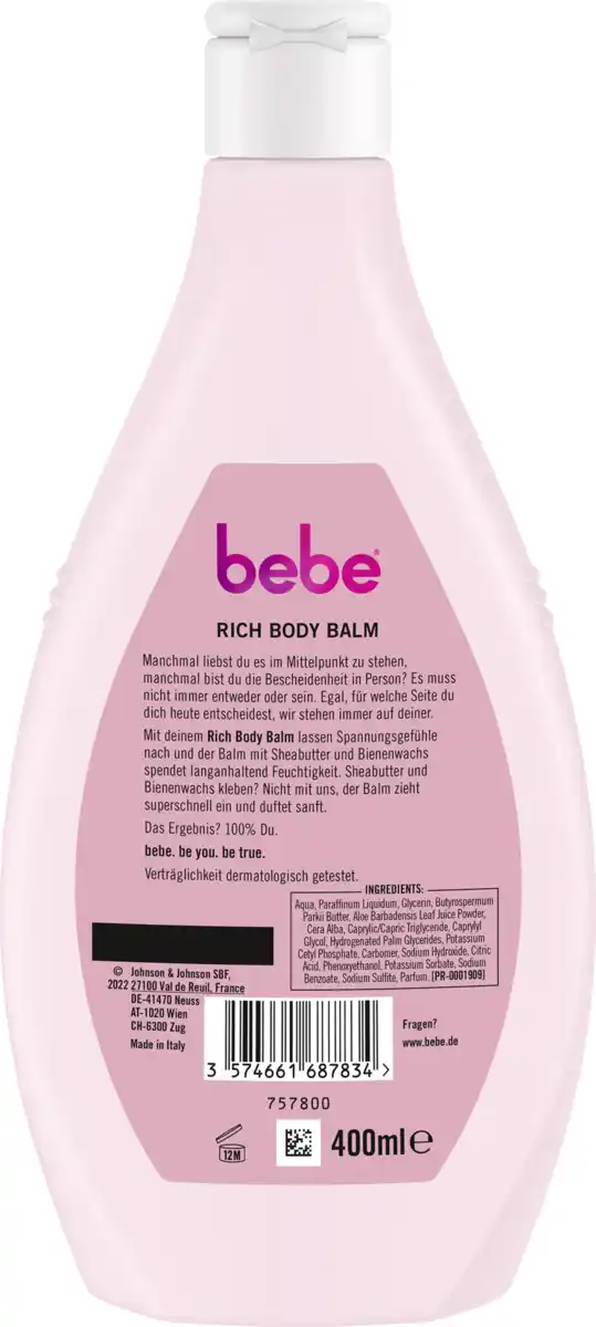 Bild 2 von bebe Rich Body Balm, 400 ml