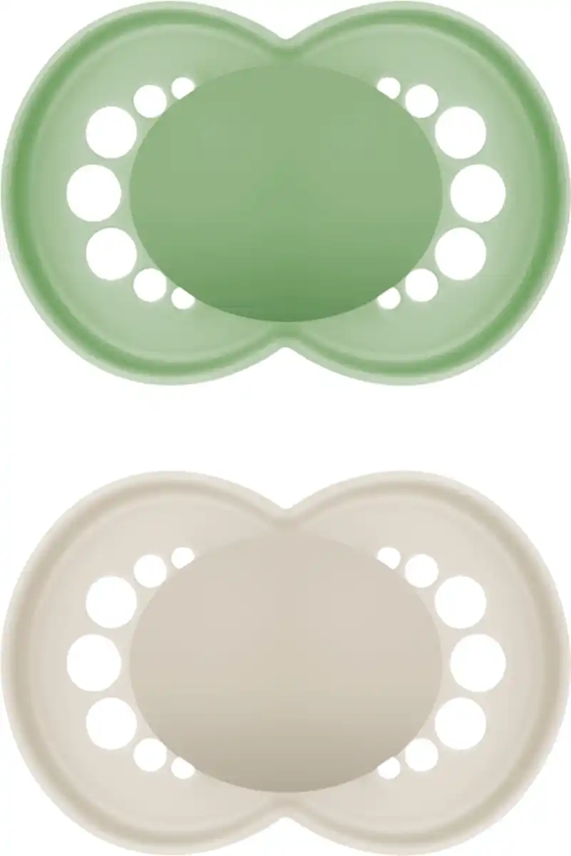 Bild 2 von MAM Schnuller Original Silikon, 6-16 Mon., grün/beige