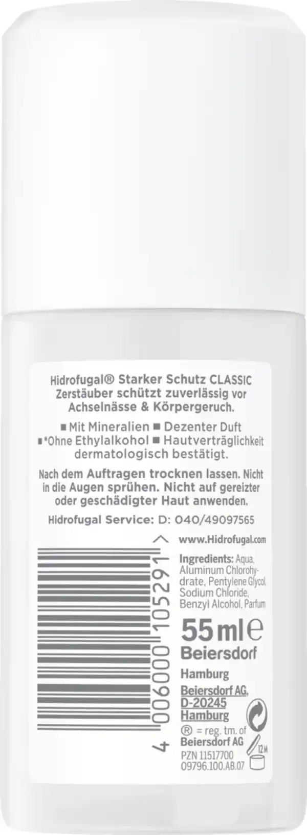 Bild 2 von Hidrofugal Classic Dezenter Duft Zerstäuber Reisegröße, 55 ml